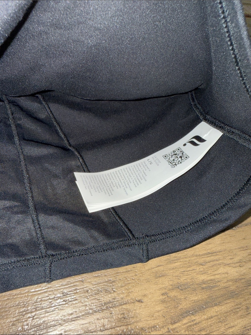 Fabletics Black Mesh Racerback Tank Top - Picture 2 of 3